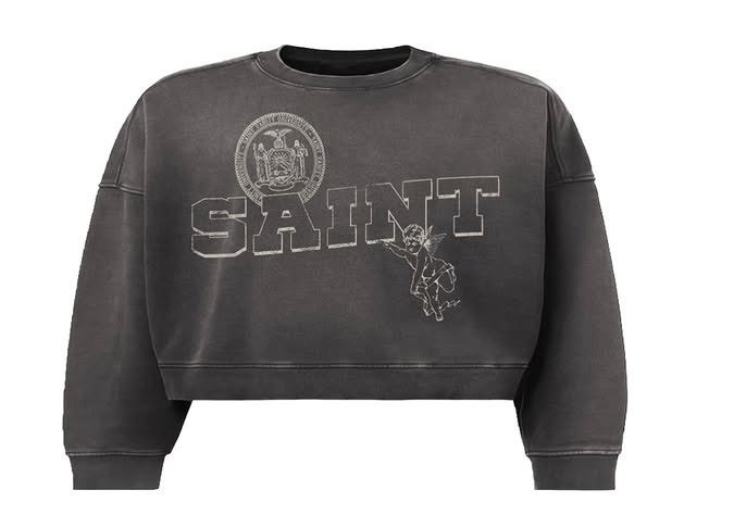 Saint Vainty Crewneck Black/White