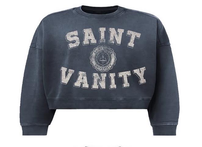 Saint Vanity Crewneck Navy/White