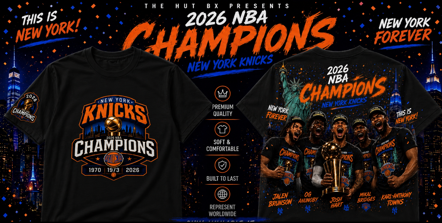 Knicks Champion Shirt Black