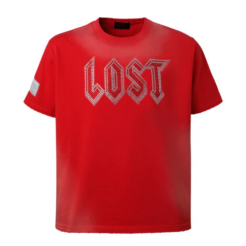 Red Rhinestone T-Shirt Lost intricacy