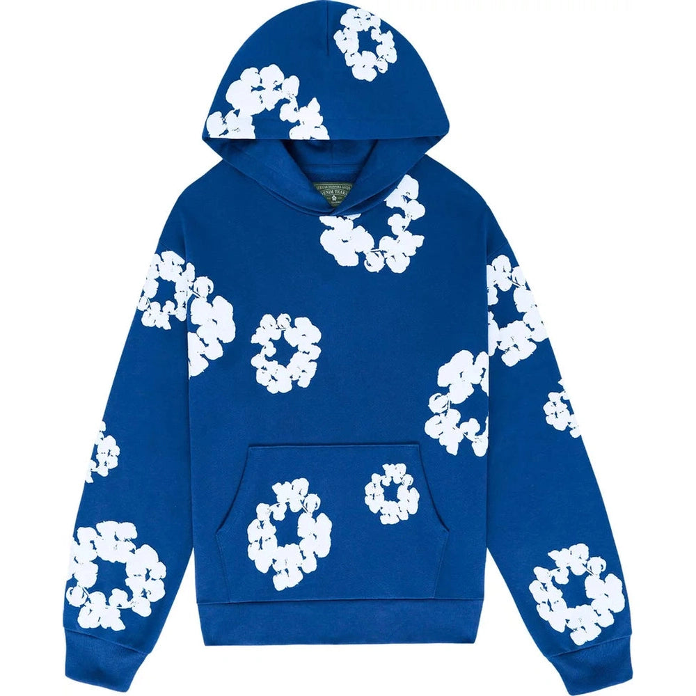 Denim Tear The Cotton Wreath Hoodie “ Light Blue “