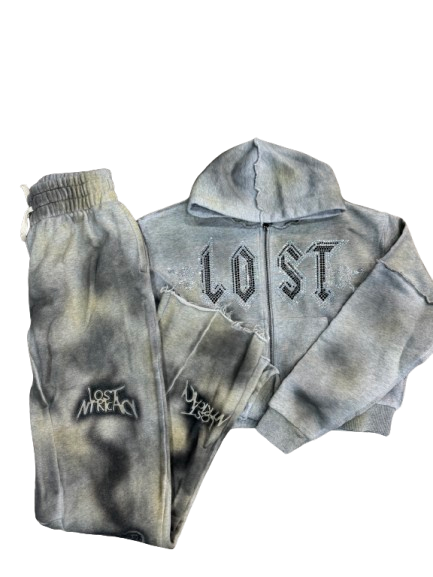 "Grey Grudge" Lost intricacy women's sweatsuit