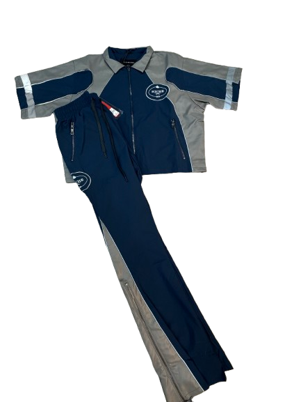 Racer set navy blue VR apparel