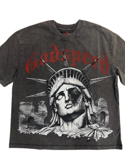 Grey liberty Short sleeve Godspeed