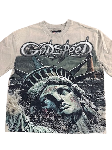 Godspeed liberty beige short sleeve