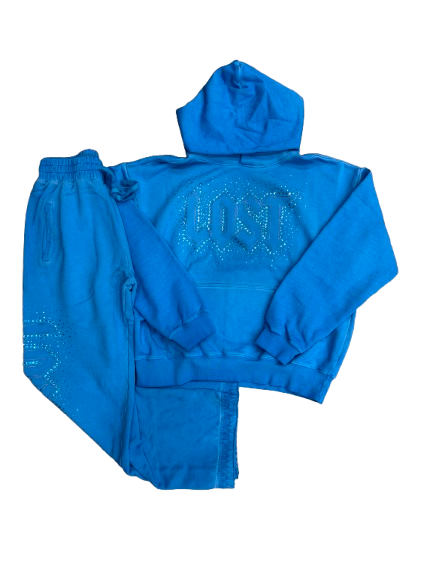 Lost Intricacy Inverse blue sweatsuit