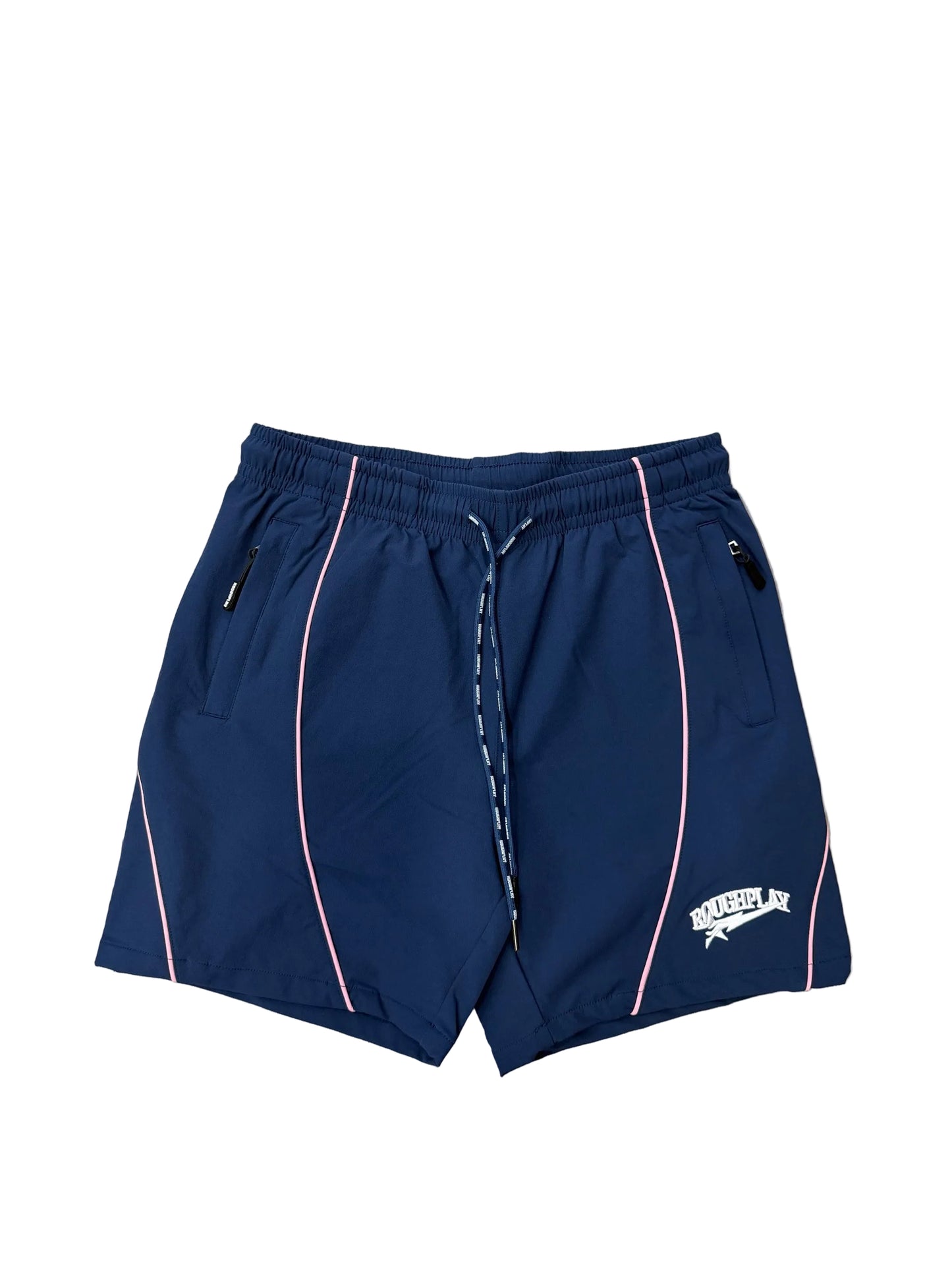 Roughplay Pipe shorts 'Navy blue/pink'