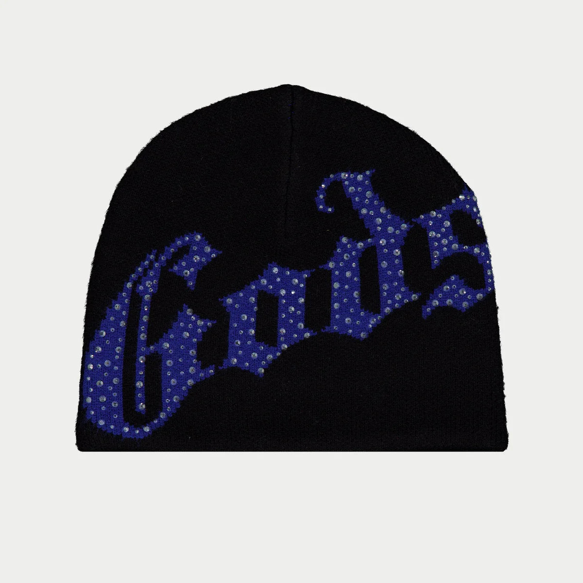 Godspeed OG Logo Studded Beanie 'Black/Blue'