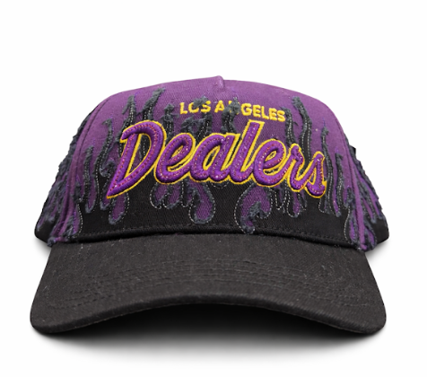 Hat Dealers Purple Flames LA