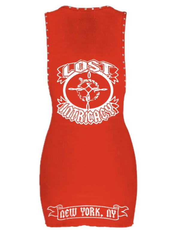 Lost Intricacy Red Icon Dress