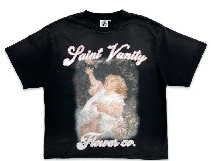Black Saint Vanity SV Flower Girl Tee