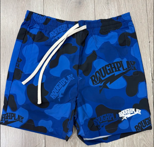 Roughplay Camo Shorts 'Blue'