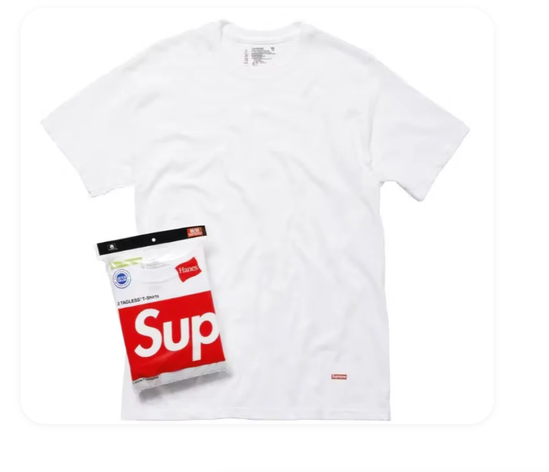 Supreme tee 3 Pack White
