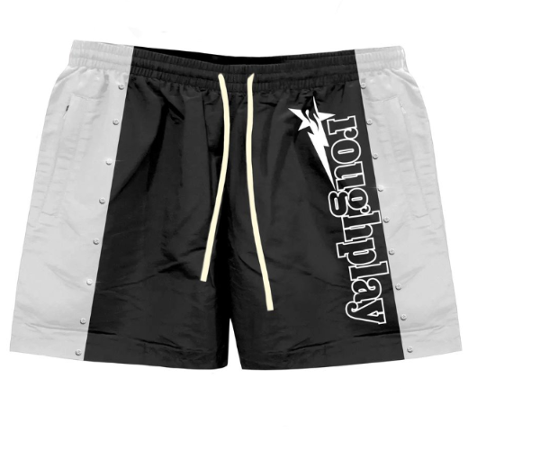 Roughplay Black/White Stripped Shorts