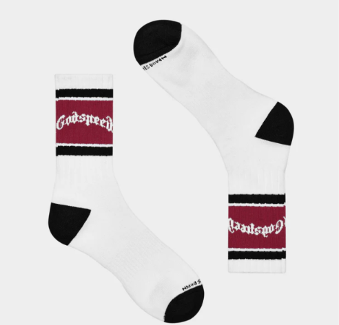 Godspeed OG Logo Stripped "White/Red"