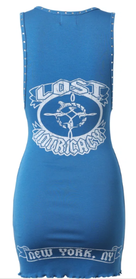 Lost Intricacy True Blue icon dress