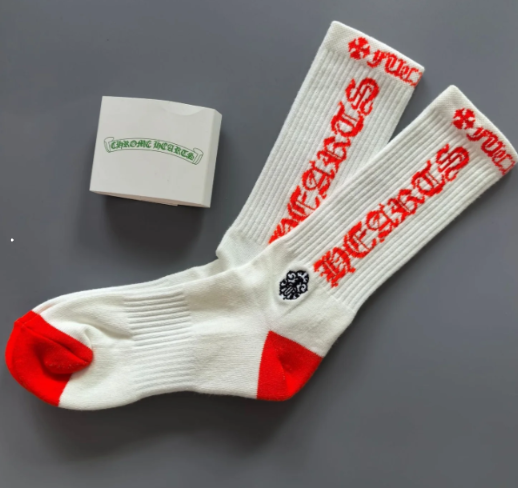 Chrome Hearts Socks "RED"