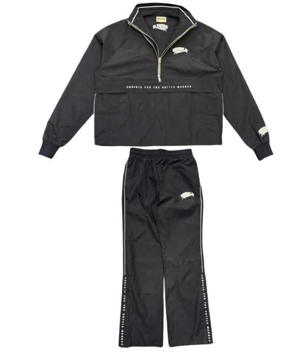 Roughplay Quarter Zip Black/White