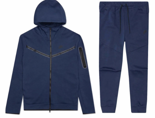 Windrunner Tech Fleece Full-Zip set Nike "Navy Blue"