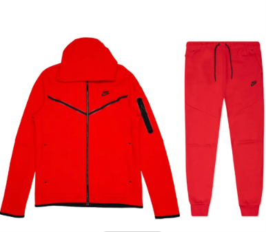 Windrunner Tech Fleece Full-Zip set Nike "RED"