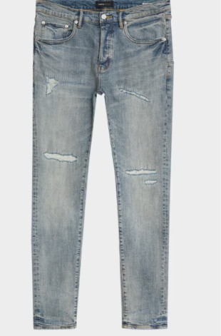 Purple Brand Indigo Oil Repair P002 Jeans