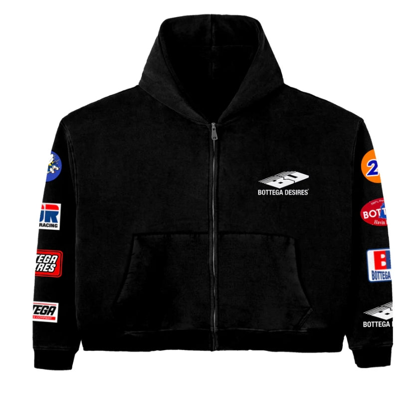 Bottega Desires Patches Jacket 'Black'