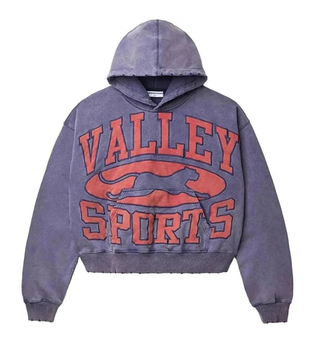 Vale Forever Crest Hoodie Navy/Red