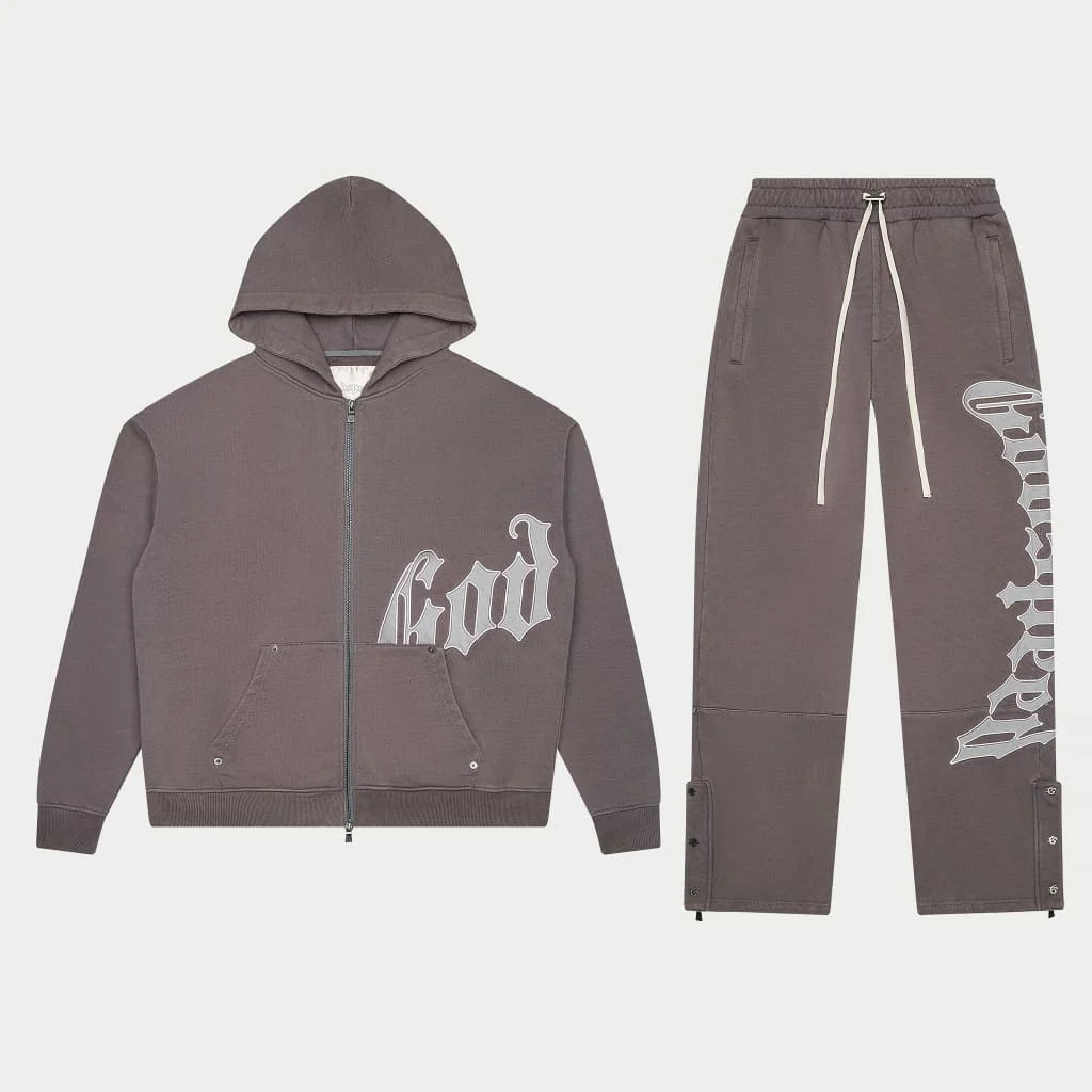 OG Logo Sweatsuit V2 (Stone Grey)
