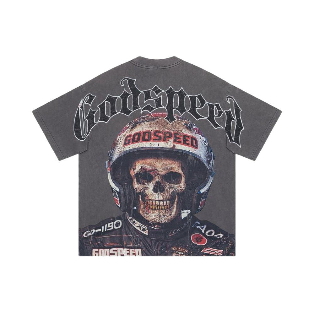 Godspeed T- Shirts "Crash Out Grey Wash "