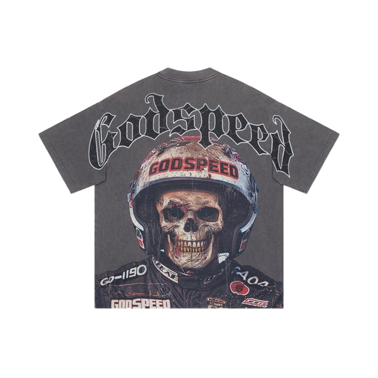 Godspeed T- Shirts "Crash Out Grey Wash "