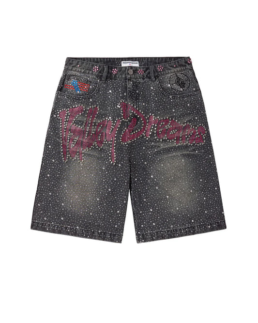 Vale Forever  BLACK ICED OUT JORTS