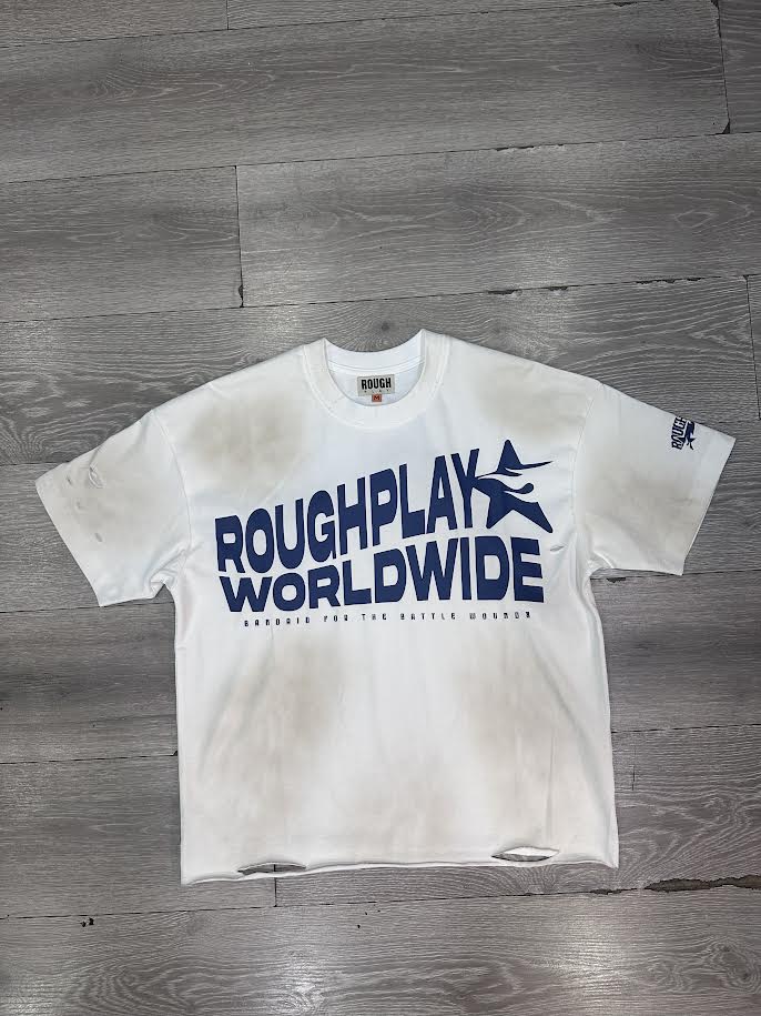 Roughplay T-Shirt (White/NVY)