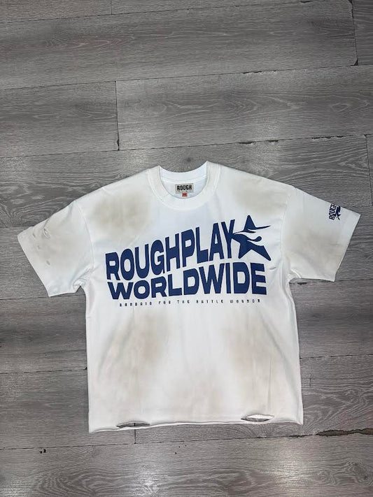 Roughplay T-Shirt (White/NVY)