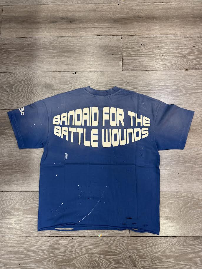 Roughplay Blue/Cream T-Shirt