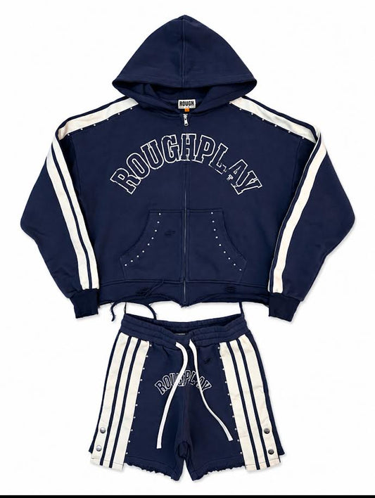 Roughplay Hoodie/short set 'NVY'
