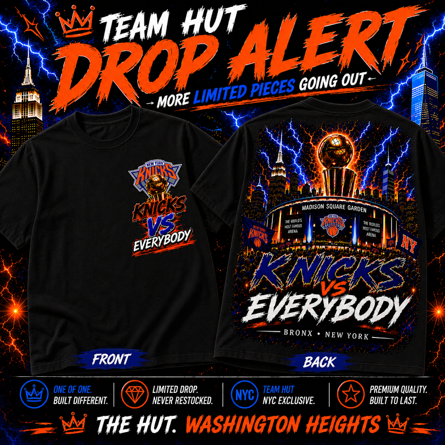 Knicks VS Everybody Team Hut Black