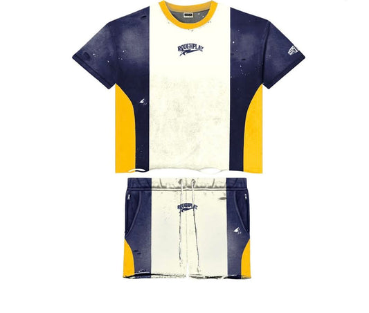 Roughplay T-Shirt Short Set 'TAN/GOLD'