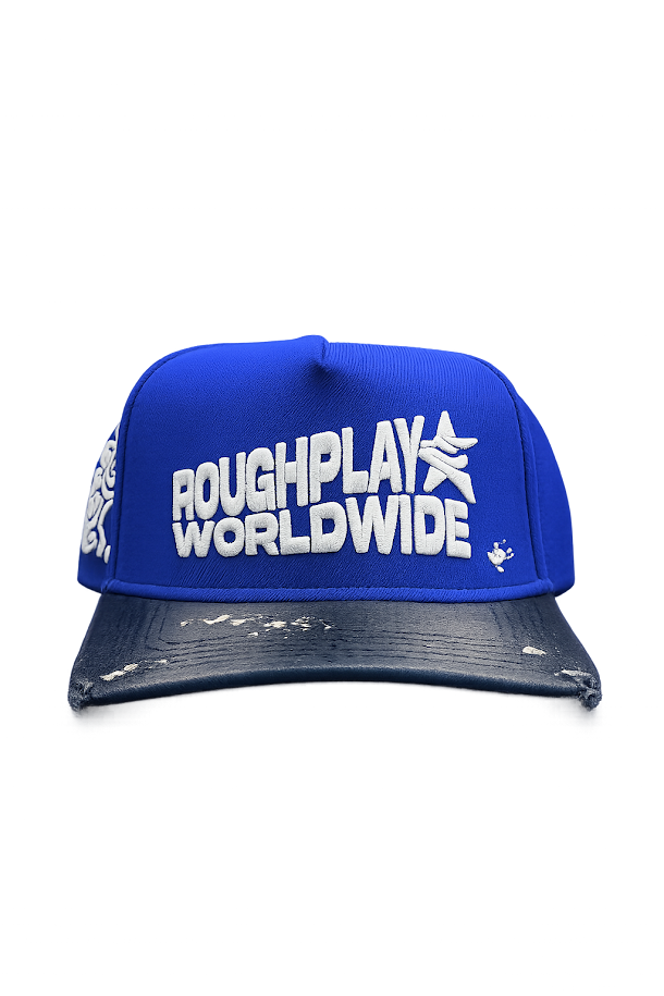 Roughplay Hat Royal blue Paint Splatter
