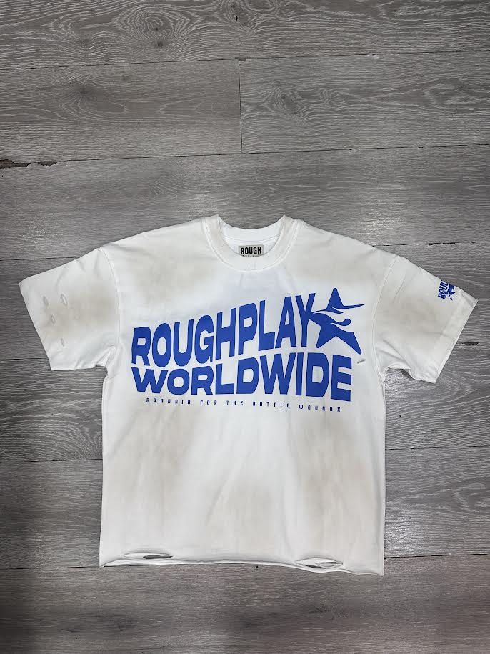 Roughplay T-Shirt (White/Blue)