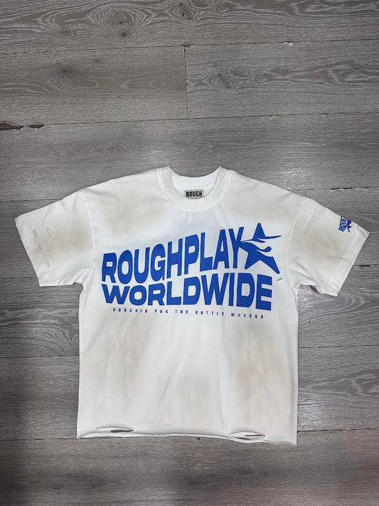Roughplay T-Shirt (White/Blue)