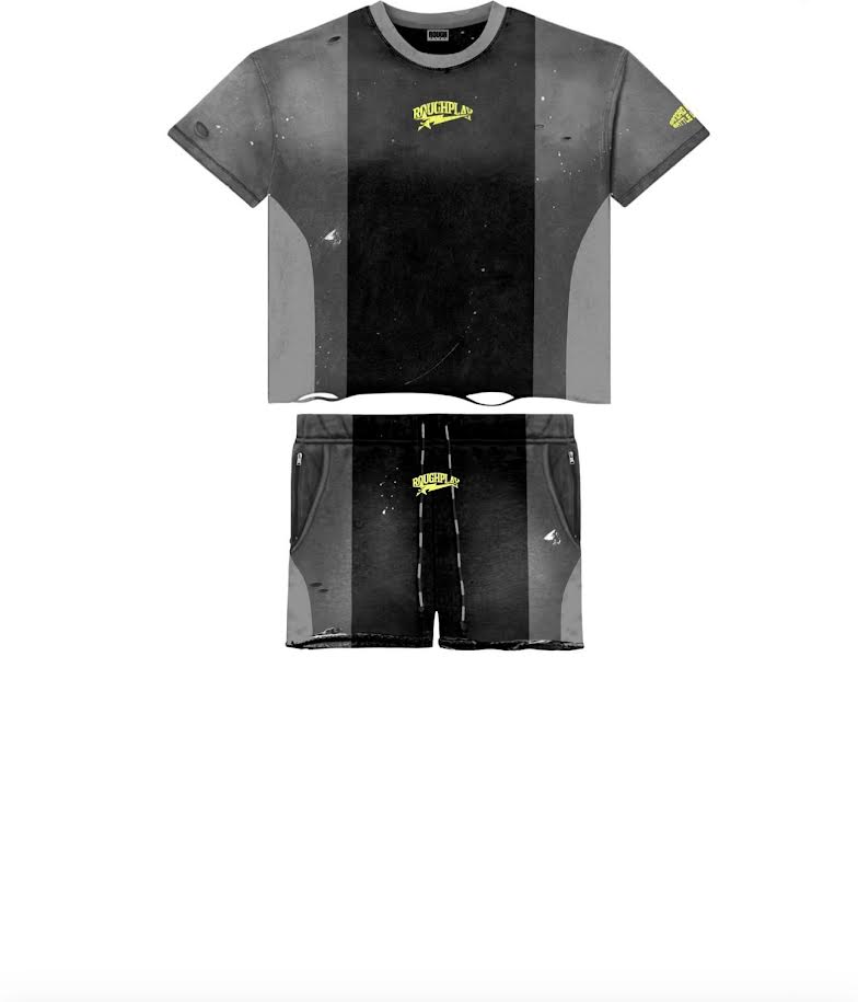 Roughplay T-Shirt Short Set 'Dark'