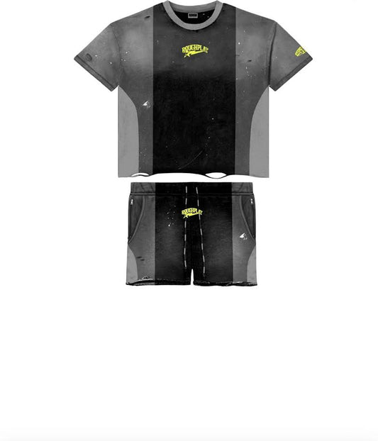 Roughplay T-Shirt Short Set 'Dark'