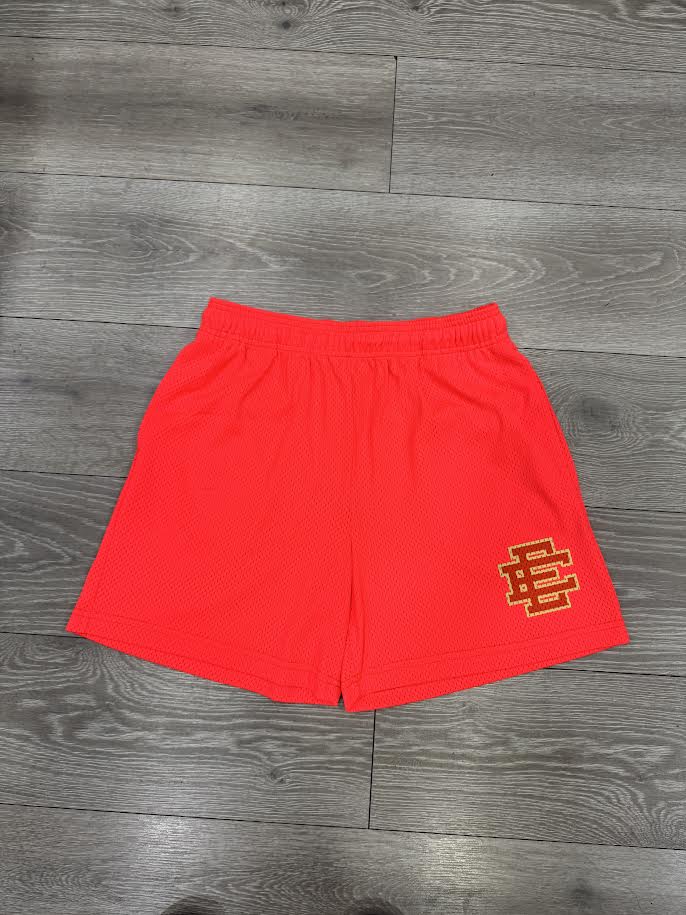 Eric Emanuel Neon Peach Red Logo