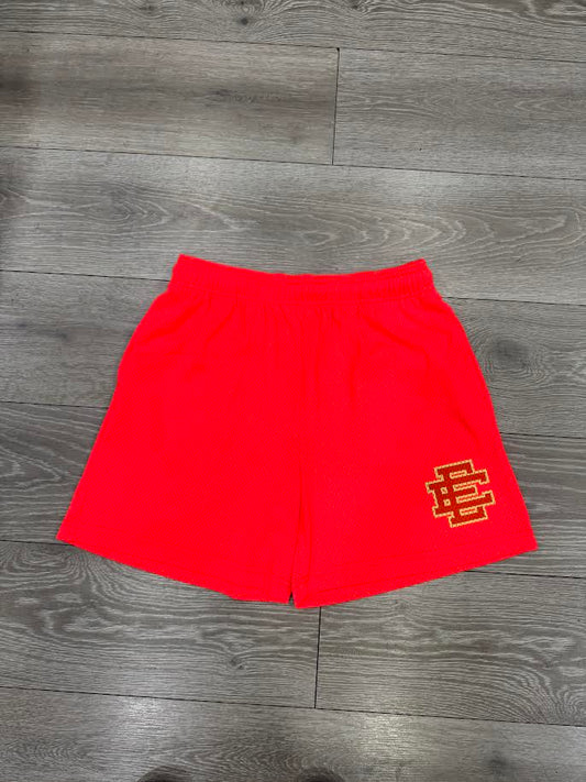 Eric Emanuel Neon Peach Red Logo