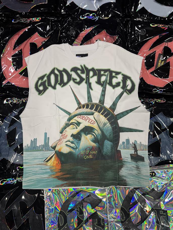 Godspeed Sunken Liberty (White) 'Cutoff'