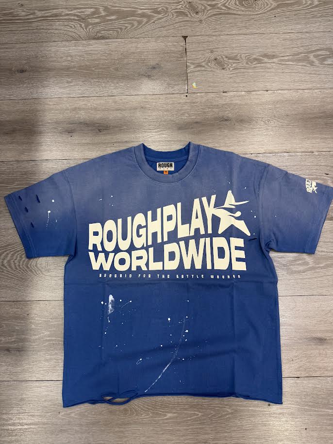 Roughplay Blue/Cream T-Shirt