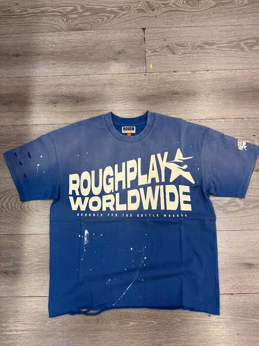 Roughplay Blue/Cream T-Shirt