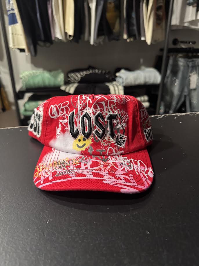 Lost Intricacy 'NY Canvas' red Cap