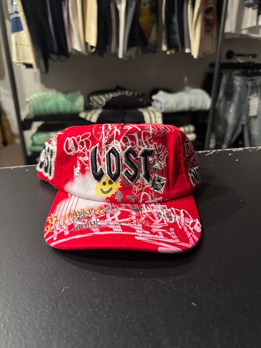 Lost Intricacy 'NY Canvas' red Cap