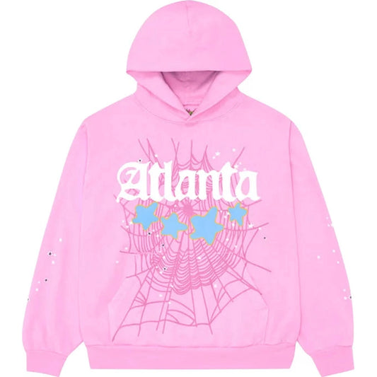 Sp5der Atlanta Hoodie 'Pink